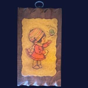 Vintage Cozy Winter Cottage Art